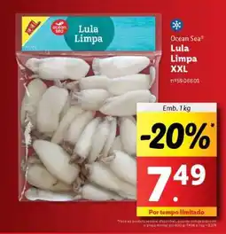 Lidl Ocean Sea Lula Limpa XXL promoção