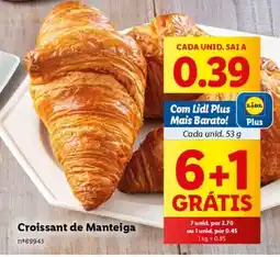Lidl Croissant de Manteiga promoção