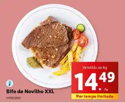 Lidl Bife de Novilho XXL promoção