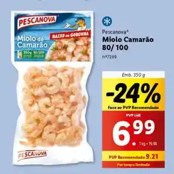 Lidl Miolo Camarão 80/100 promoção
