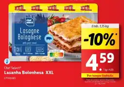Lidl Chef Select Lasanha Bolonhesa XXL promoção