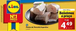 Lidl Postas de Pescada Argentina promoção