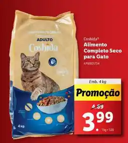 Lidl Coshida Alimento Completo Seco para Gato promoção