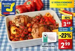 Lidl Perninha de Peru promoção