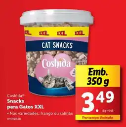 Lidl Coshida Snacks para Gatos XXL promoção