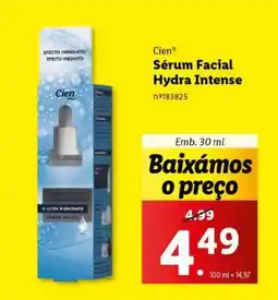 Lidl Cien Sérum Facial Hydra Intense promoção
