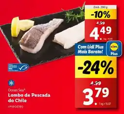 Lidl Lombo de Pescada do Chile promoção