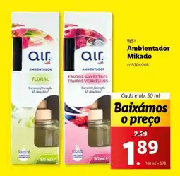 Lidl W5 Ambientador Mikado promoção