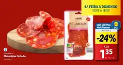 Lidl Chourição Fatiado promoção