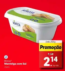 Lidl Manteiga com Sal promoção