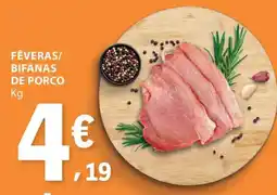 E.Leclerc FÊVERAS/BIFANAS DE PORCO promoção