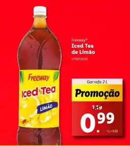 Lidl Freeway Iced Tea de Limão promoção
