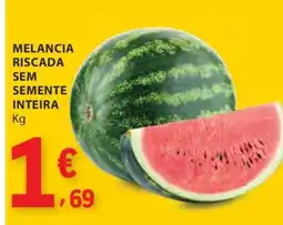 E.Leclerc Melancia Riscada Sem Semente Inteira promoção