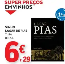 E.Leclerc Vinho Lagar de Pias Tinto BIB 5 L promoção