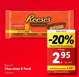 Lidl Reese's Chocolate 8 Pack promoção