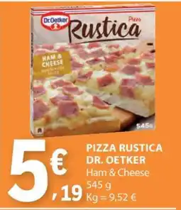 E.Leclerc Pizza Rústica Dr. Oetker promoção