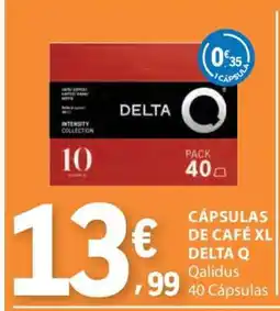 E.Leclerc Cápsulas de Café XL Delta Q promoção
