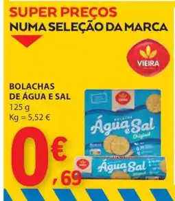 E.Leclerc Bolachas de Água e Sal promoção