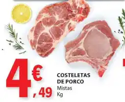 E.Leclerc Costeletas de Porco promoção
