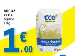 E.Leclerc ARROZ €CO+ Agulha 1 Kg promoção