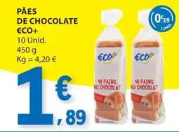 E.Leclerc Pães de Chocolate €CO+ promoção