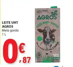 E.Leclerc LEITE UHT AGROS promoção