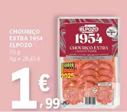 E.Leclerc CHOURIÇO EXTRA 1954 ELPOZO promoção