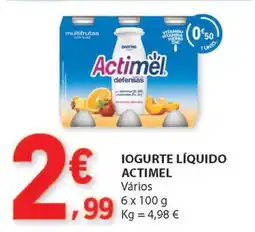 E.Leclerc IOGURTE LIQUIDO ACTIMEL promoção