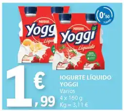 E.Leclerc Iogurte Líquido Yoggi promoção