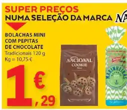 E.Leclerc Bolachas Mini com Pepitas de Chocolate promoção