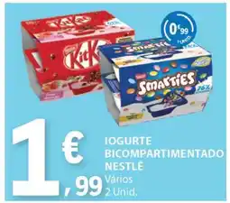 E.Leclerc Iogurte Bicompartmentado Nestlé promoção