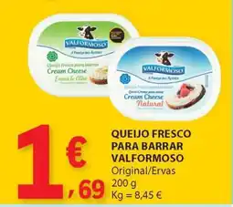 E.Leclerc Queijo Fresco para Barrar Valformoso promoção