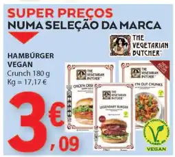 E.Leclerc Hambúrguer Vegan promoção