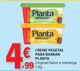 E.Leclerc CREME VEGETAL PARA BARRAR PLANTA promoção