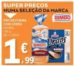 E.Leclerc Pão de Forma com Côdea Familiar promoção