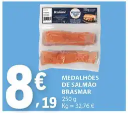 E.Leclerc Medalhões de Salmão Brasmar promoção