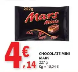 E.Leclerc CHOCOLATE MINI MARS promoção