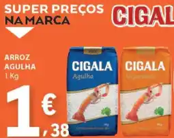 E.Leclerc Arroz Agulha Cigala 1 Kg promoção
