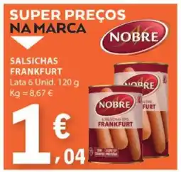 E.Leclerc Salsichas Frankfurt Nobre promoção