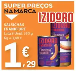 E.Leclerc Salsichas Frankfurt Izidoro promoção