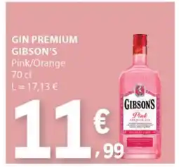E.Leclerc GIN PREMIUM GIBSON’S promoção