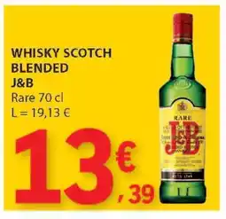 E.Leclerc WHISKY SCOTCH BLENDED J&B promoção