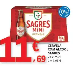 E.Leclerc Sagres Mini Cerveja promoção