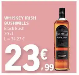E.Leclerc WHISKEY IRISH BUSHMILLS promoção