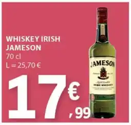 E.Leclerc WHISKEY IRISH JAMESON promoção
