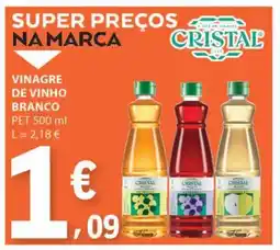 E.Leclerc VINAGRE DE VINHO BRANCO CRISTAL promoção