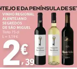 E.Leclerc Vinho Regional Alentejano Segredos de São Miguel promoção