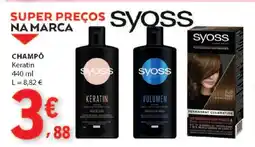 E.Leclerc Syoss Champô Keratin promoção