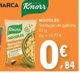 E.Leclerc Knorr Noodles Tentação de galinha promoção