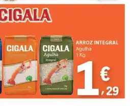 E.Leclerc CIGALA Arroz Integral Agulha promoção